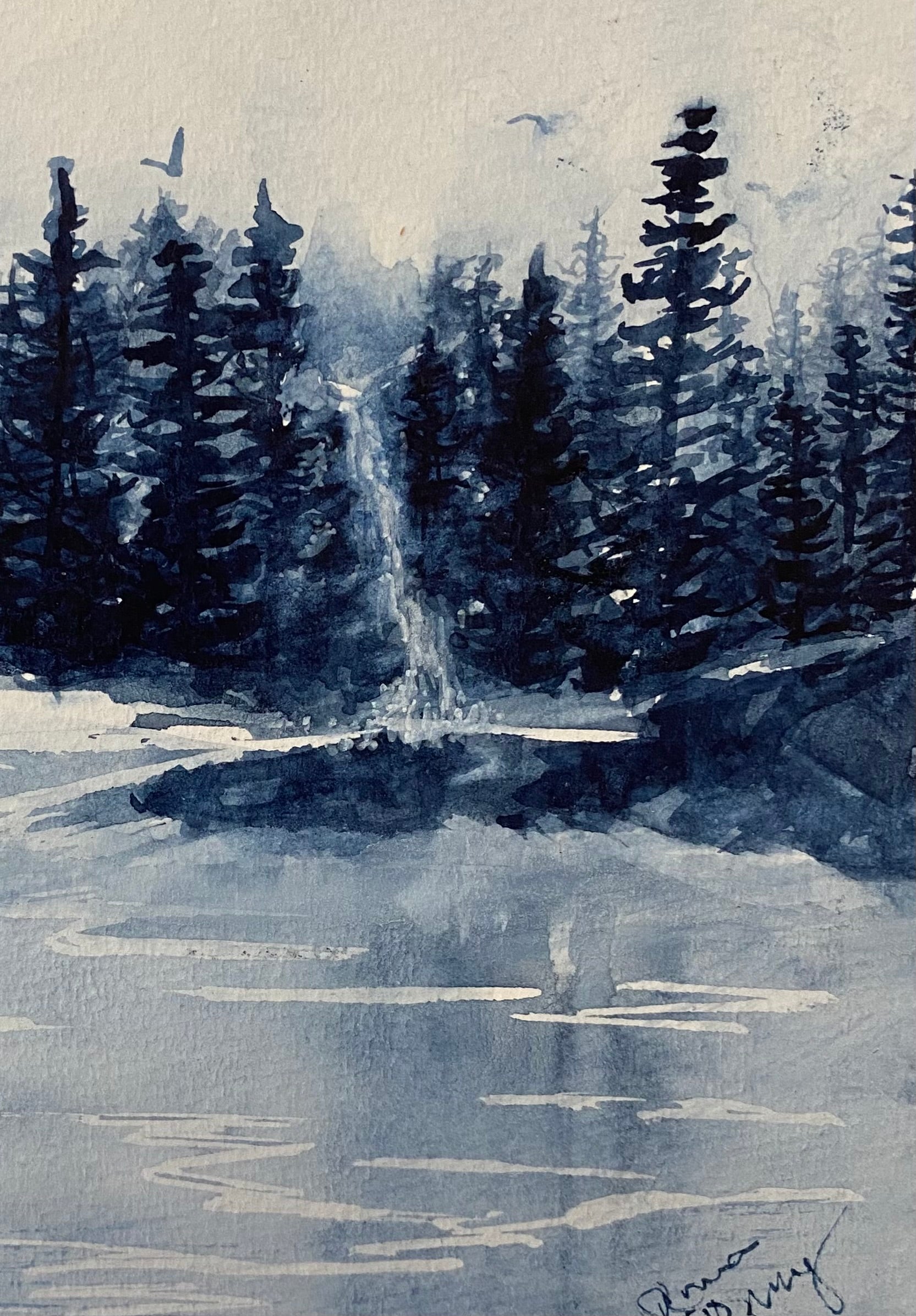Icy Waterfall