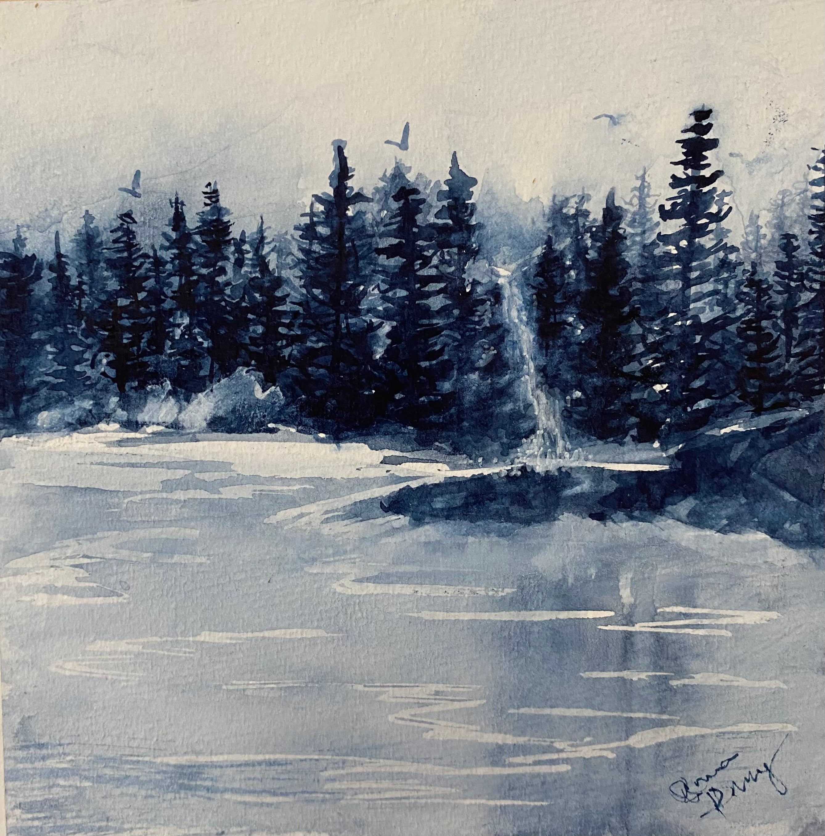 Icy Waterfall